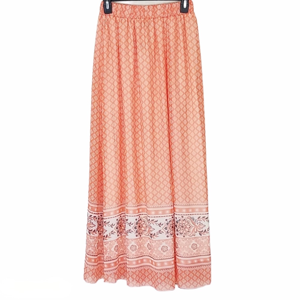 Rue21 Boho Hippie Chic Chiffon Maxi Skirt